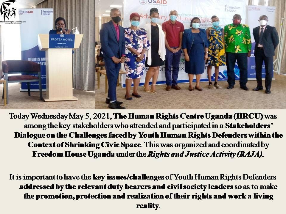 Dialogue On Challenges Faced By Youth Human Rights Defenders Within The Context Of Shrinking Civic Space