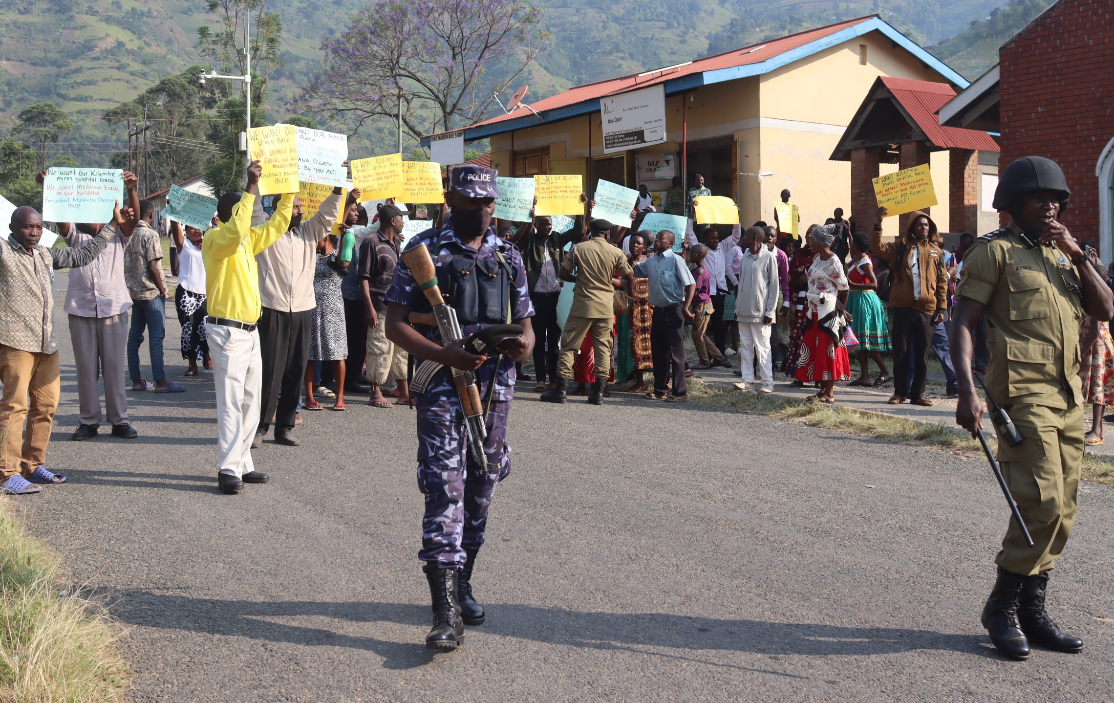 Police Foils Demonstration Over Kilembe Mines Hospital Medical Supplies Withdraw